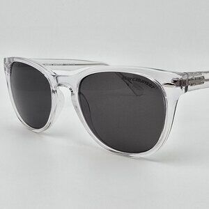 Marc Hunter 7935 Crystal Clear Frame Grey Lens Sunglasses w/ Flexhinge 52-20-147